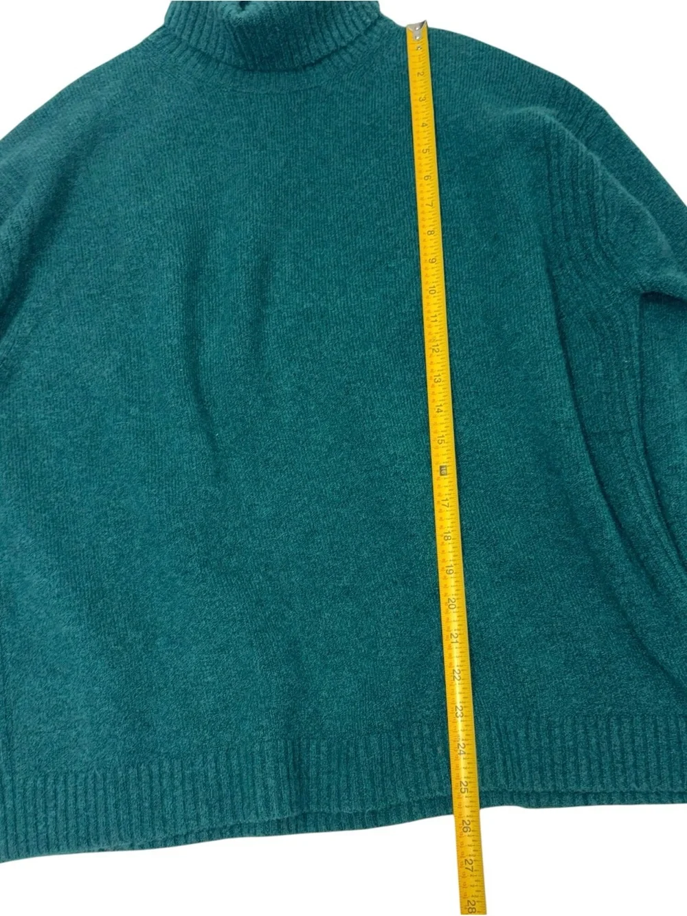 J.Crew Women's Teal Turtleneck Sweater size Large